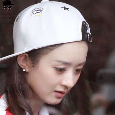 棒球衣pupi特价_明星同款帽子韩国白色棒球帽