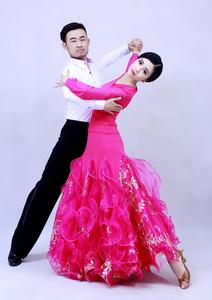 大摆舞裙长裙正品2016新款-国标舞裙 摩登舞练