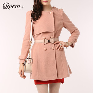 罗燕大衣冬正品2016新款-ROEM韩国罗燕秋冬