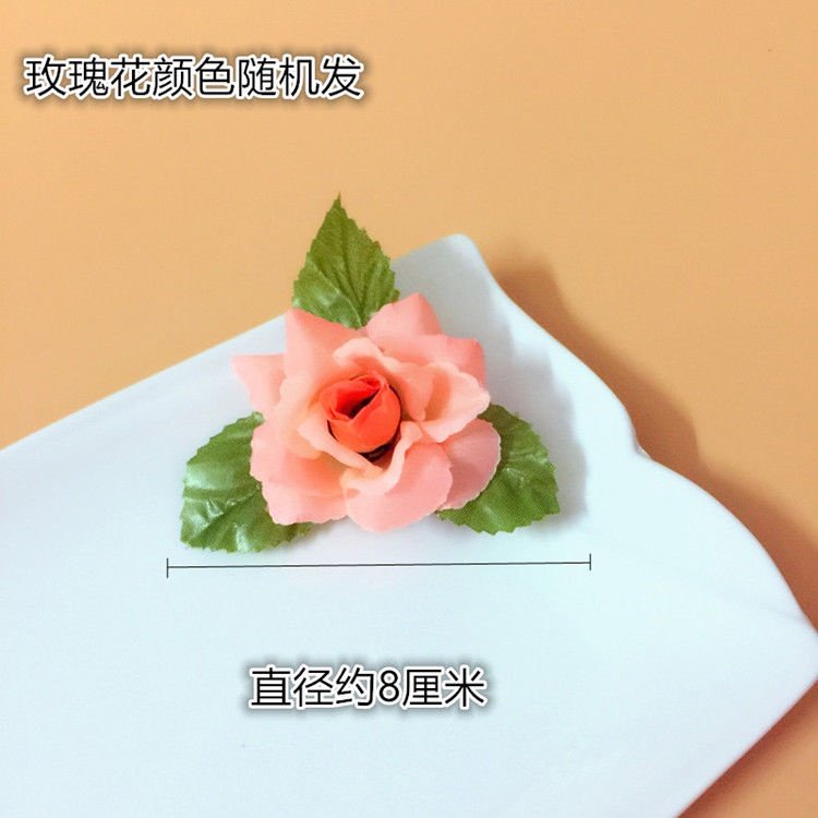 酒店刺身摆盘装饰花草冷菜盘特色日韩料理寿b司摆件围边仿真玫瑰