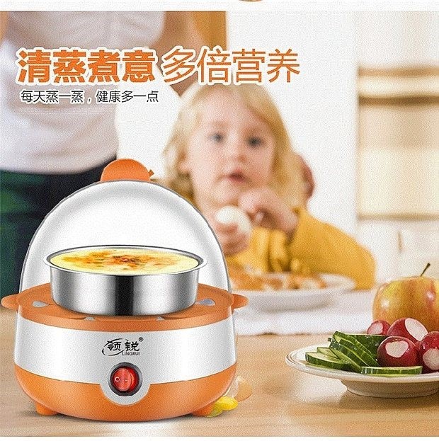 Tủ hấp tự động ngắt điện là ký túc xá sinh viên mini với tủ nấu trứng gia dụng đa năng hai lớp thực sự. - Nồi trứng