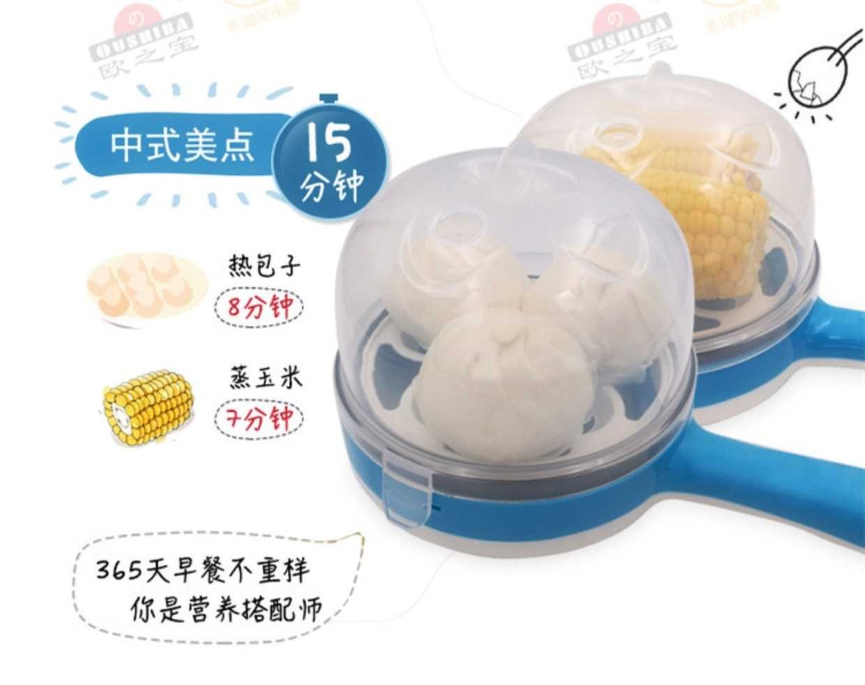 Ouzhibao home car egg pot Nồi hấp điện đa năng 12V24V chảo tráng trứng điện Q1 - Nồi trứng