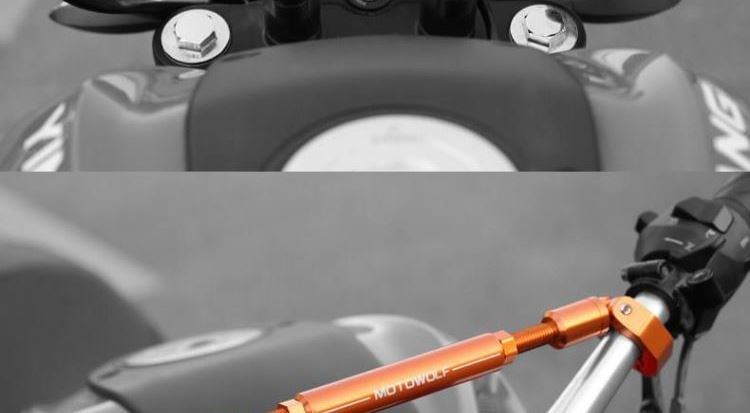 , Các bộ phận sửa đổi xe máy được tăng cường thanh cân bằng dẫn đầu tay lái dày được gia cố cho tay lái xe máy của nam giới - Smart Scooter