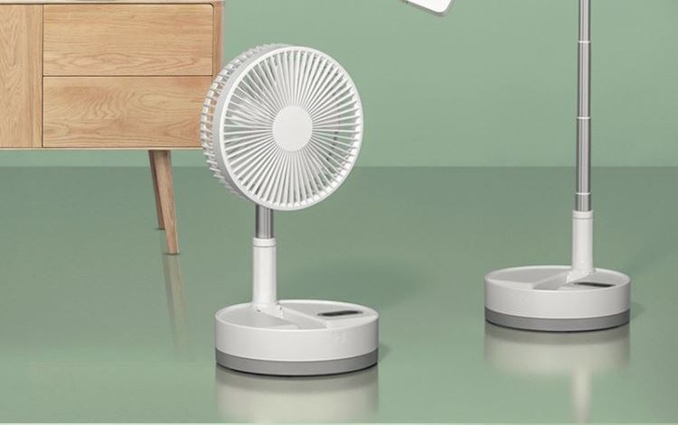 Quạt tích điện, quạt xếp, văn phòng, để bàn đa năng P10, sức gió lớn, quạt tích điện nhỏ, sạc điện phòng ngủ gia đình. - Quạt điện