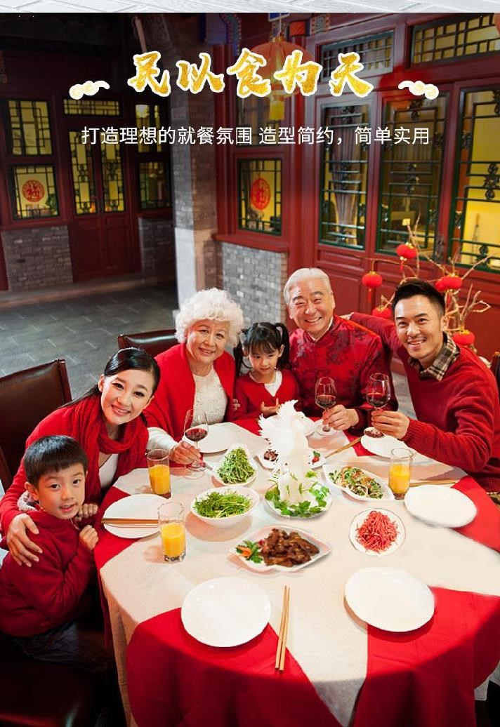 Kinh doanh kiểu Trung Quốc hộ gia đình bàn tròn 24 người bàn đơn giản mặt bàn đồ nội thất viền canteen gấp vườn bàn tròn - Nội thất khách sạn