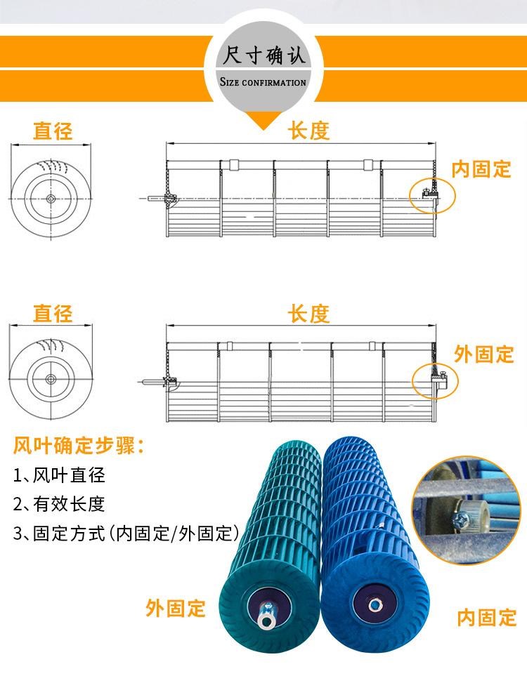 空调室内机风轮 贯流风叶 内机风轮 内机风机风扇页 滚轮