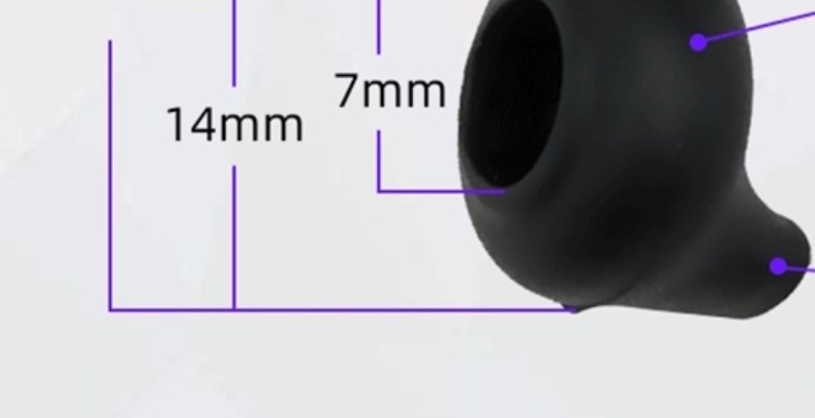 Phụ kiện trong tai thể thao bluetooth cao su mềm nút bịt tai nắp silicone tay áo tai nghe chụp tai nắp da nút tai tai nghe tay áo bịt tai - Phụ kiện MP3 / MP4