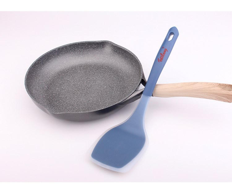 Fissron silicone spatula chống dính dụng cụ nấu ăn đặc biệt spatula chịu nhiệt độ cao nấu ăn chảo rán spatula gia dụng món tráng miệng pancake đồ dùng nhà bếp - Phòng bếp