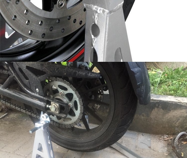Máy móc hạng nặng mới khung hỗ trợ bánh trước và bánh sau của xe gắn máy Khung đỗ xe nâng khung đỗ xe nâng và hạ dụng cụ bảo trì - Bộ sửa chữa Motrocycle