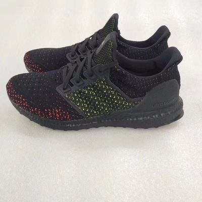 白菜正品 跑步鞋 缓震 boost 黑彩虹原单