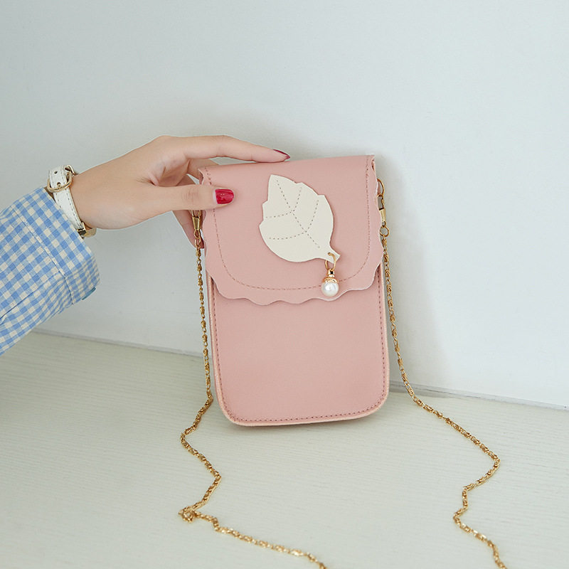 กระเป๋า 2020韩版新款女包链条手机包小包单肩斜挎包休闲小清新小方包  