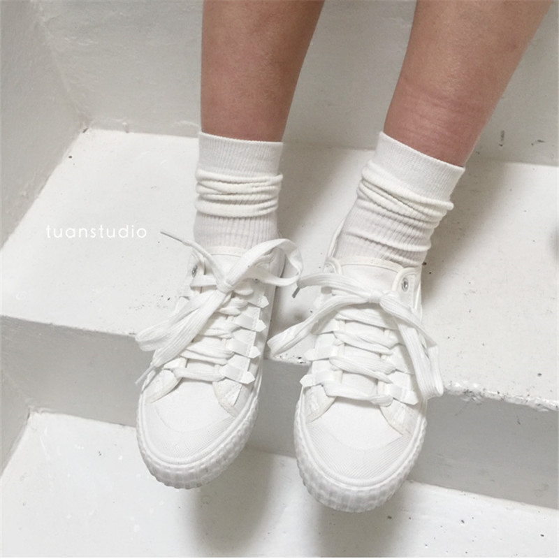 ins vend coréen ulzzang retro joker street snap occasionnels chaussures de toile shell tête harajuku vent le petit blanc chaussures femmes ins vend coréen ulzzang retro joker street snap occasionnels chaussures de toile shell tête harajuku vent le petit blanc chaussures femmes