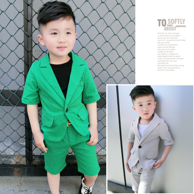enfants robe d'été en 2018 nouveaux garçons à manches courtes petit costume 3 dans boomer de bébé de vêtements de garçon de fille de fleur performances set 6 enfants robe d'été en 2018 nouveaux garçons à manches courtes petit costume 3 dans boomer de bébé de vêtements de garçon de fille de fleur performances set 6