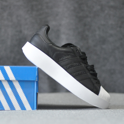 adidas阿迪达斯 女鞋SUPERSTAR BOLD贝壳头厚底休闲板鞋BA767