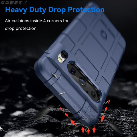 Blue — Plaid Soft TPU 8, 8 Pro Google Pixel Phone Case