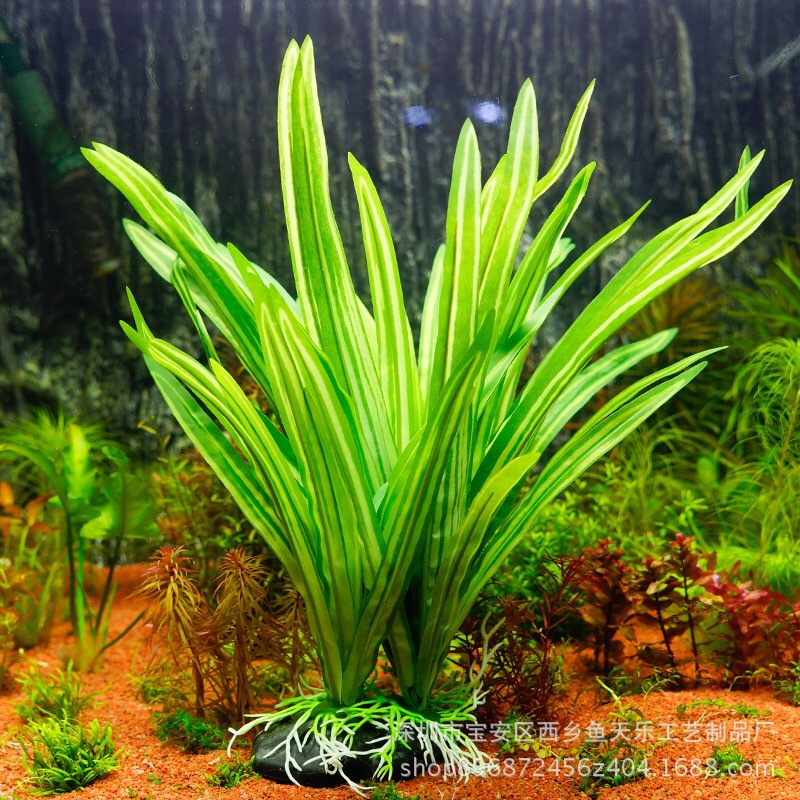 Fish Tank Simulation Aquatic Plants Aquarium Fake Aquatic Plants Fish Tank Scenery Decoration Large Small Mini Plastic