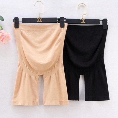 孕妇裤子夏季无缝托腹内裤潮妈防走光高腰短裤孕妇夏装三分安全裤-淘宝网