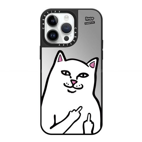 Reflection Mirror RIPNDIP Cat 15, 14, 13, 12, 11 iPhone Case