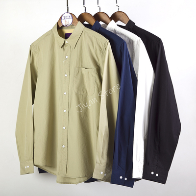 20SS机能标紫薄衬衫Cotton Polyester Pin OX Shirt гtnFɑ