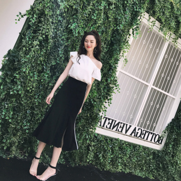 春季俏皮小清新港风小心机bf温柔风矮个子漏肩两件套装裙子女夏季 春季俏皮小清新港风小心机bf温柔风矮个子漏肩两件套装裙子女夏季