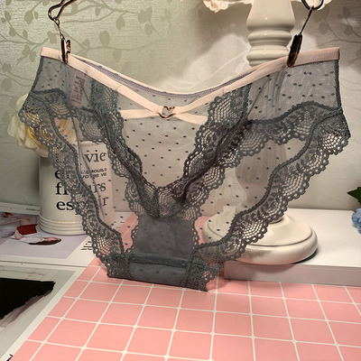 欧美爱心金属镂空无痕网纱蕾丝内裤女性感薄款夏季三角中低腰裤头-淘宝网 欧美爱心金属镂空无痕网纱蕾丝内裤女性感薄款夏季三角中低腰裤头-淘宝网