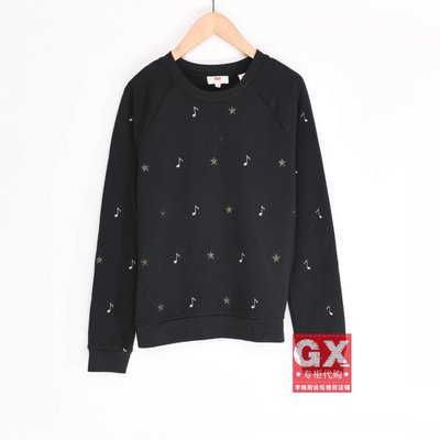 国内专柜 李维斯 LEVIS 34769-0005 女款 黑色碎花时尚 套头卫