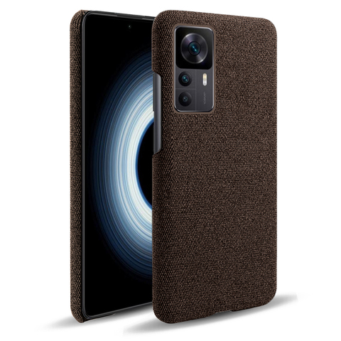 Brown — Two Tone Leather Stitched K40S K50, K50 Pro, K50 Ultra Phone Case