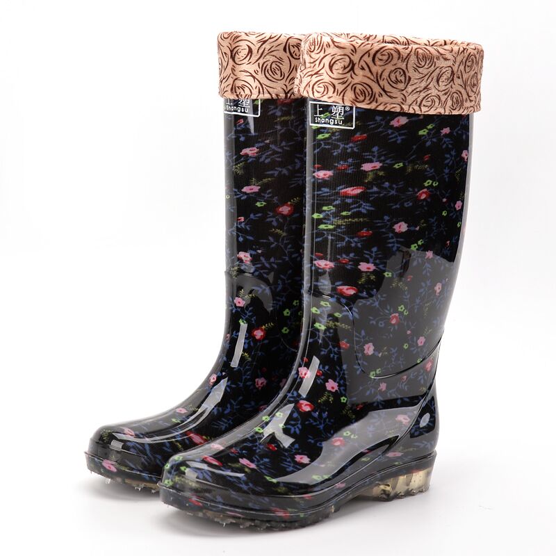 雨鞋女成人高筒雨靴防滑水靴牛筋底韓國水鞋防水保暖長筒雨鞋套鞋