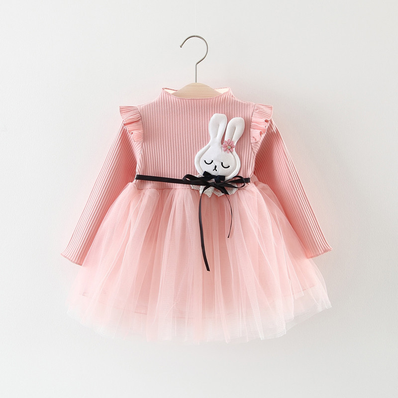 童裝女童連衣裙秋鼕季兒童加絨裙子0-1一3歲嬰兒女寶寶秋裝公主裙