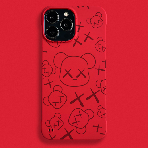 KAWS Character Pattern iPhone Case