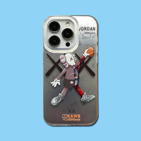 KAWS JORDAN New 15, 14, 13, 12, 11 iPhone Case
