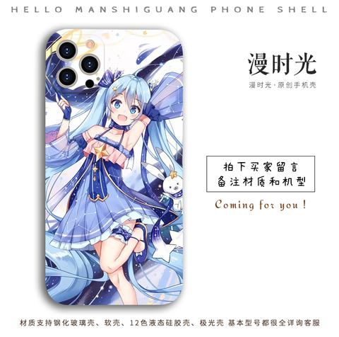 Hatsune Miku Pink Cherry Blossom Anime iPhone Case