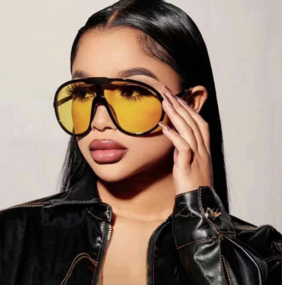 Personalized Oversized Half Face Sunglasses For Cycling And Sport_voghion.com