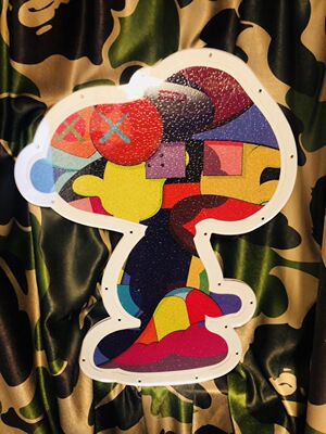 KAWS Snoopy 拼图专用镜框(单独镜框,不含拼图)