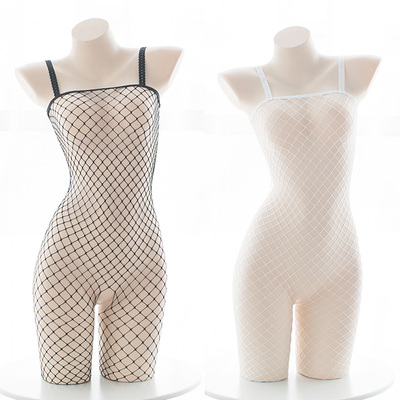 超薄网衣情趣内衣空档袜女式性感透明吊带连体网袜丝袜镂空渔网袜-淘宝网
