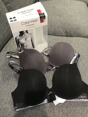 ???美国代购 C*K字母边简约女士内衣上托防下垂文胸罩 2件装-淘宝网