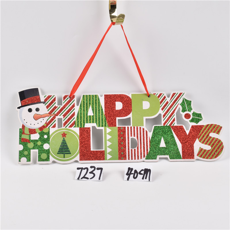 christmas decoration supplies paper christmas letter card christmas tree decoration pendant scene layout decoration