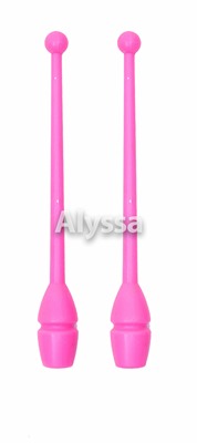 Alyssa艺术体操棒-塑料棒BC05（ 粉色-35cm）儿童 不可连接