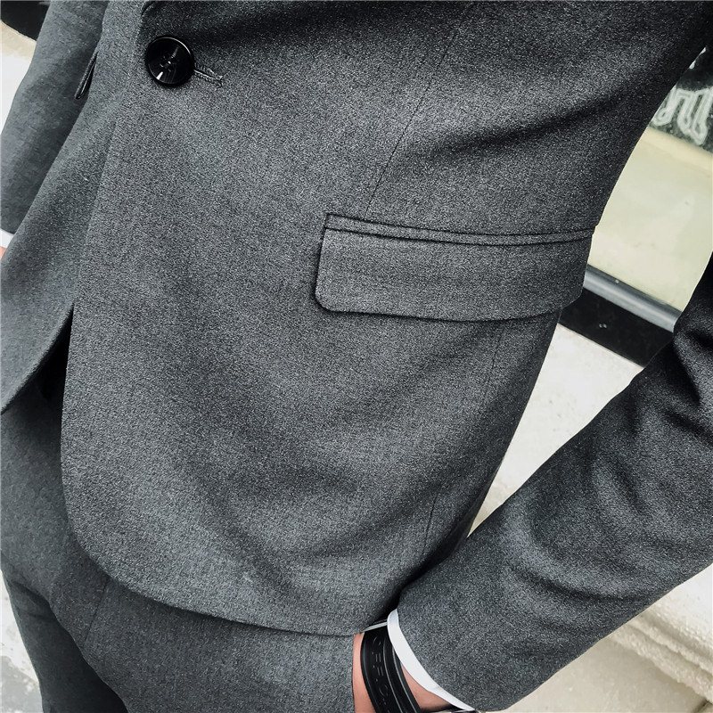 costumes pour hommes-coréen edition slim fit costume trois-pièces marié meilleur homme de robe de la mode britannique de sexe masculin pourpre de costume de mariage costumes pour hommes-coréen edition slim fit costume trois-pièces marié meilleur homme de robe de la mode britannique de sexe masculin pourpre de costume de mariage