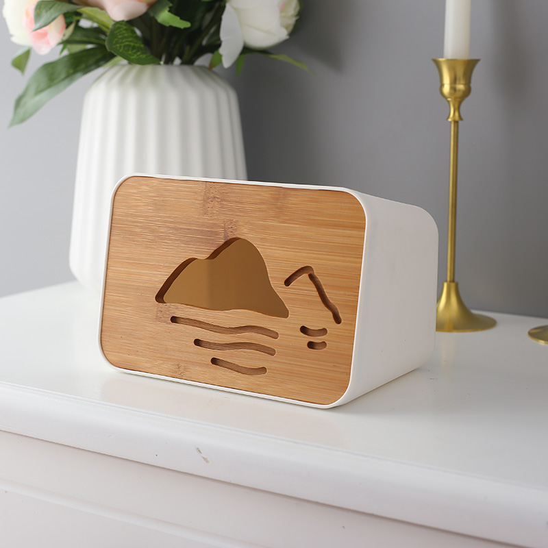 household hotel dining room solid wood cover oak cover tissue box paper extraction box toilet car in northern europe simple tissue box