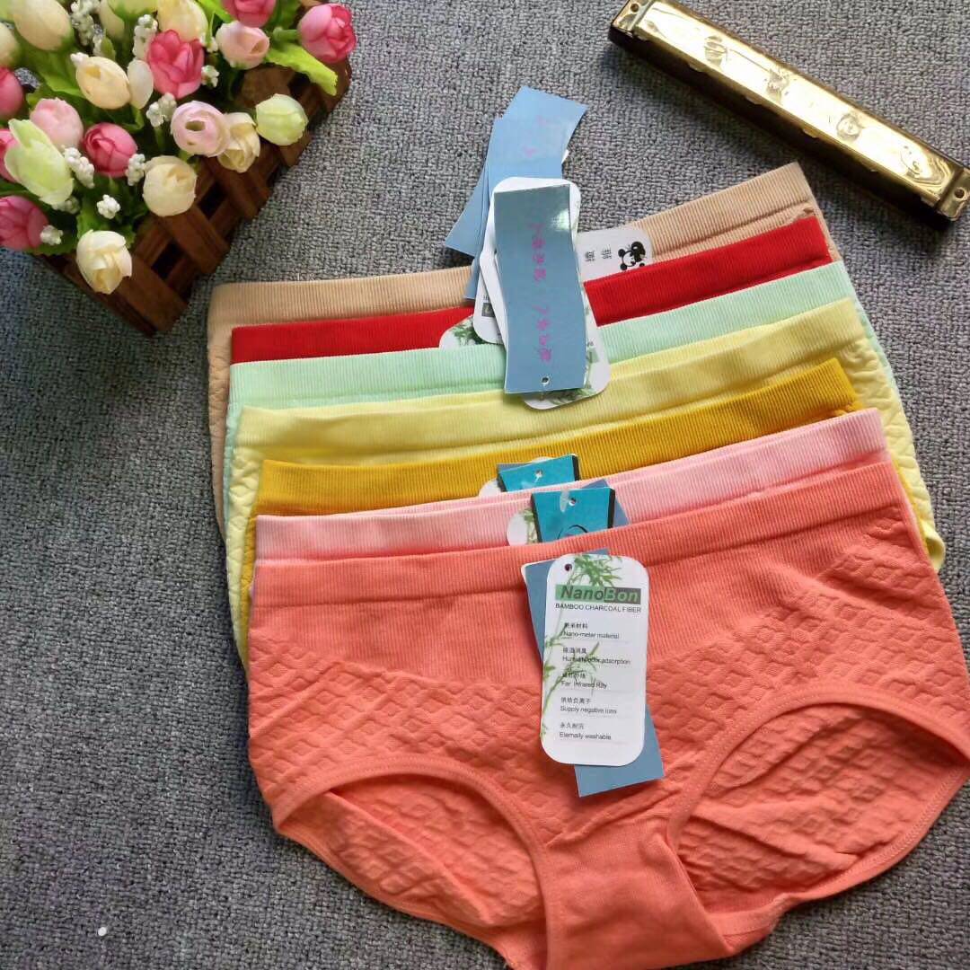 กางเกงใน 莫代尔无纯棉内裤2020锦纶少女内裤夜市舒适女士内衣内裤随机发货  