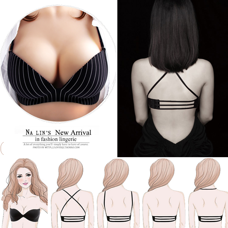 paragraphe rassembler une tasse de petit soutien-gorge de la beauté de retour des sous-vêtements des femmes sans jantes épaississement de soutien-gorge de 6cm sexy de la croix-bretelles ultra-épaisse paragraphe rassembler une tasse de petit soutien-gorge de la beauté de retour des sous-vêtements des femmes sans jantes épaississement de soutien-gorge de 6cm sexy de la croix-bretelles ultra-épaisse