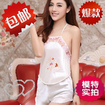 包邮礼物红肚兜女成人古典蕾丝刺绣性感肚兜套装古装睡衣情趣内衣-淘宝网