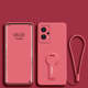Phone Cases Covers Matte Silicone Kickstand With Wrist Lanyard Strap Xiaomi Redmi Note 12, Redmi Note 12 Pro, Note 12 Pro+