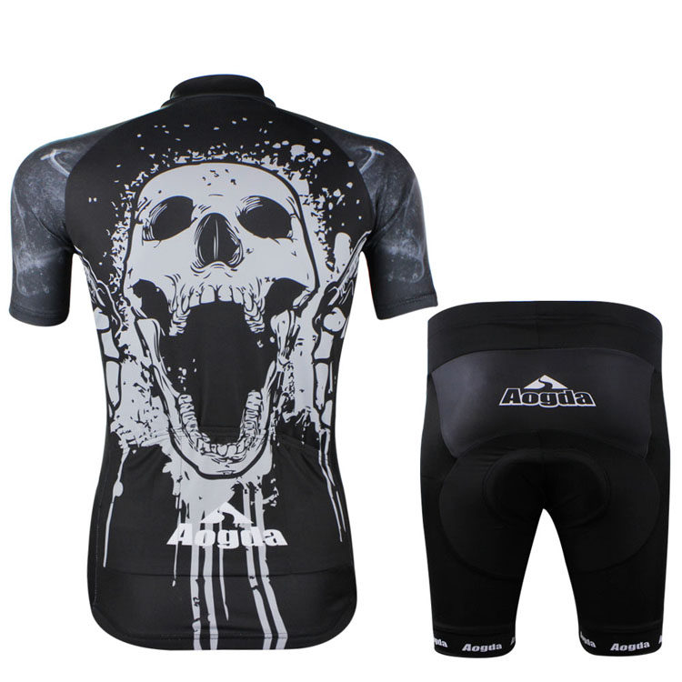 海盗骷髅短套装背面