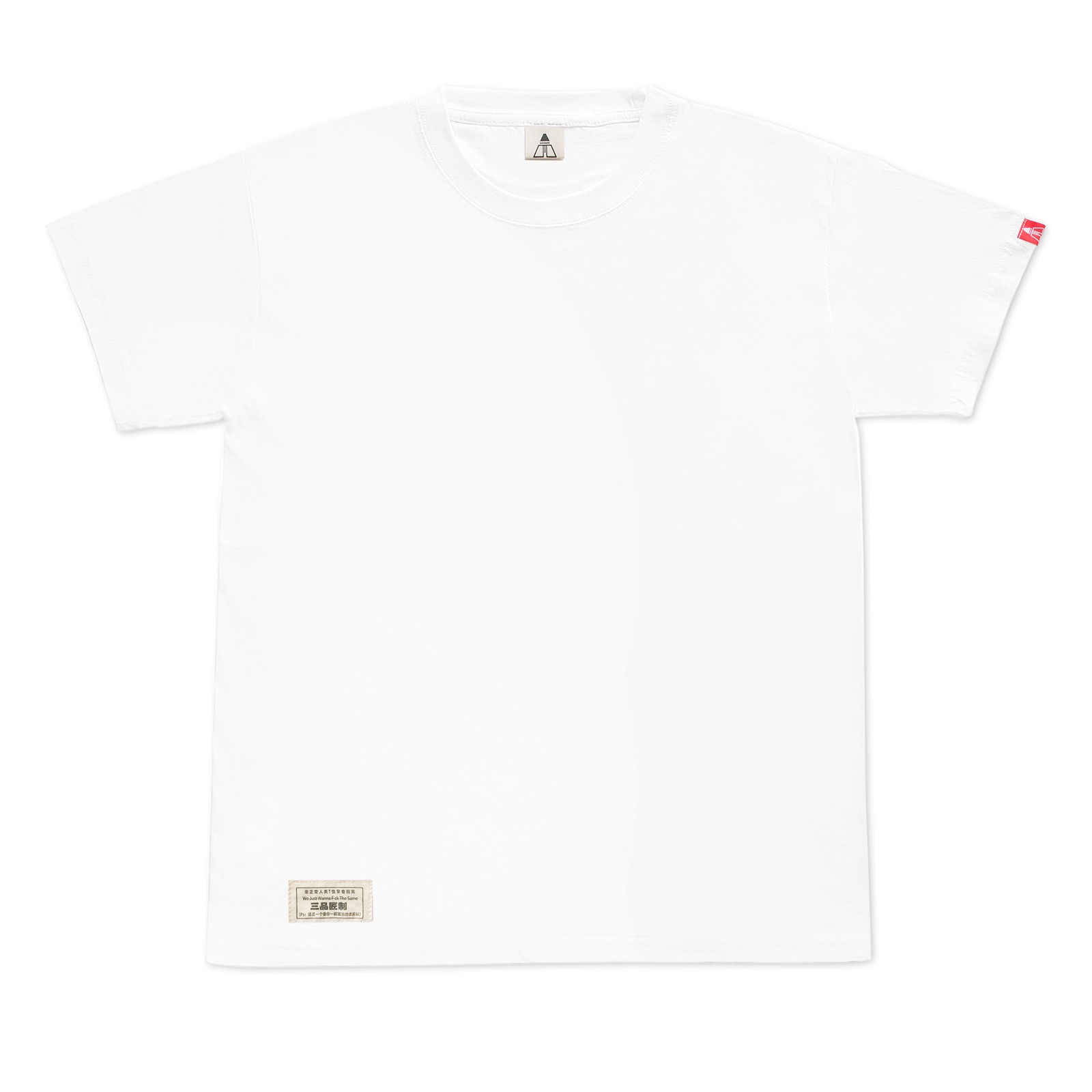 three quality heavy weight solid cotton t-shirt