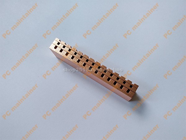 ultra-thin pure copper m.2 ngff2280pci-e nvme solid state drive ssd mobile phone heat sink cooling vest