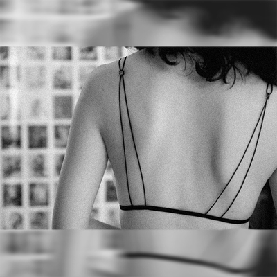 美背内衣女三角杯文胸无钢圈薄款性感法式小平胸内衣aa杯少女露背-淘宝网