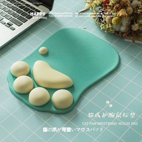 Cute Cat Paw Memory Foam Desktop Mousepad – Accessories