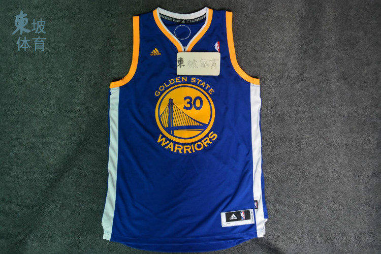 东坡体育 勇士客场 1 库里 curry sw r30 球衣 比赛服